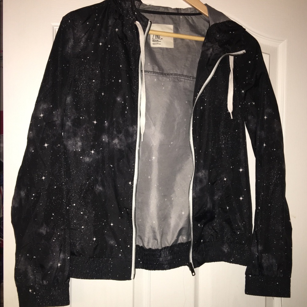 Galaxy Zip Up Jacket size medium